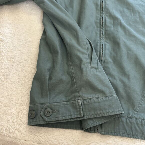 Volcom Full Zip Collared Jacket Mens Size Medium Green Skater Utility - Picture 7 of 11